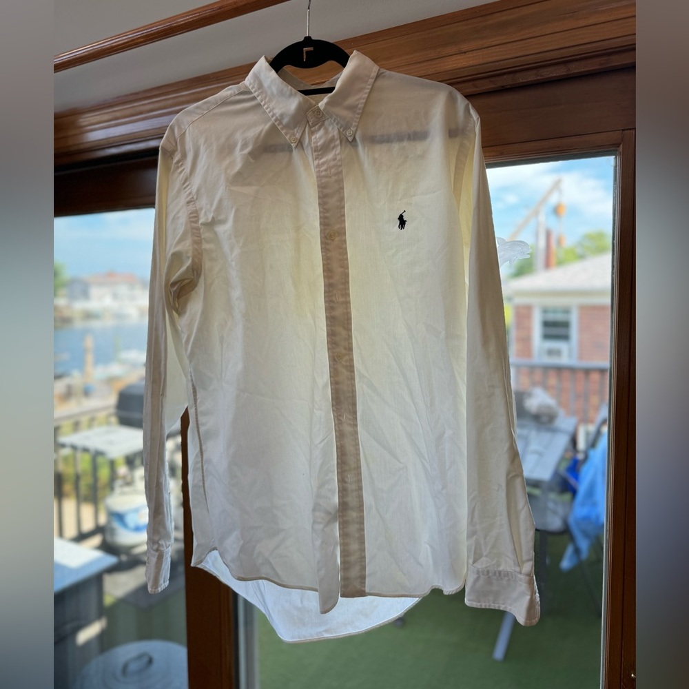 Ralph Lauren button down polo. Size Large